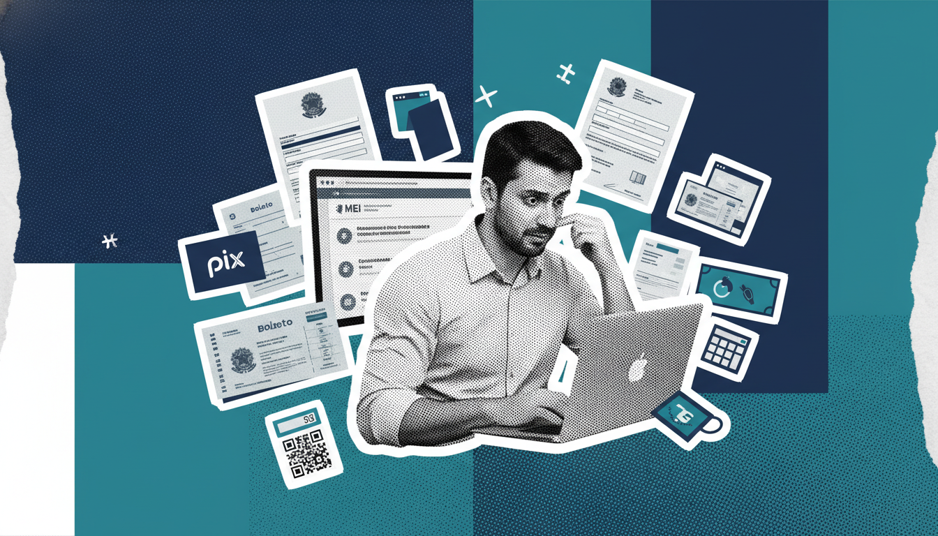 Empreendedor abrindo MEI pelo computador, processo online gratuito.